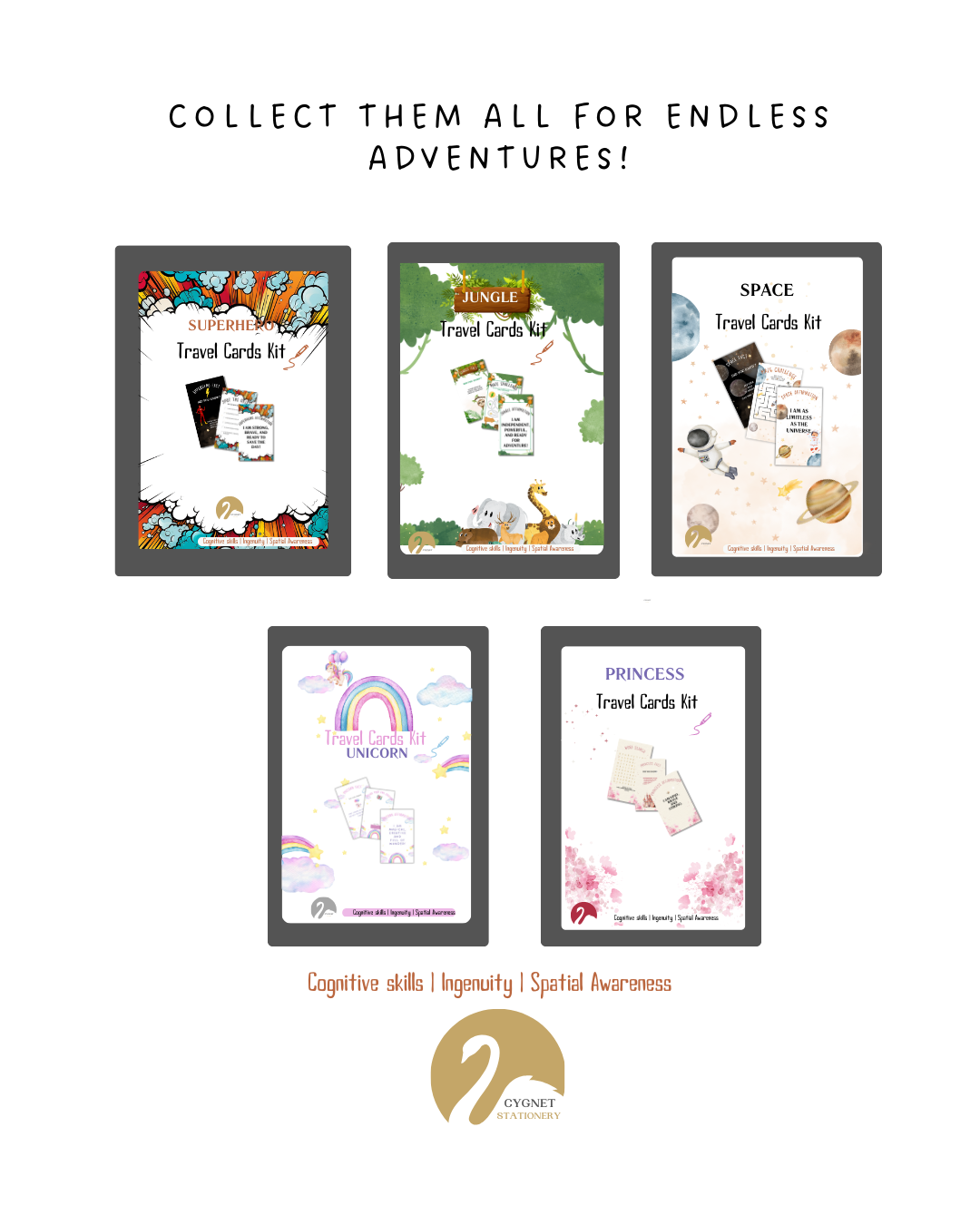 Travel Puzzle Cards - Age 7-10 years