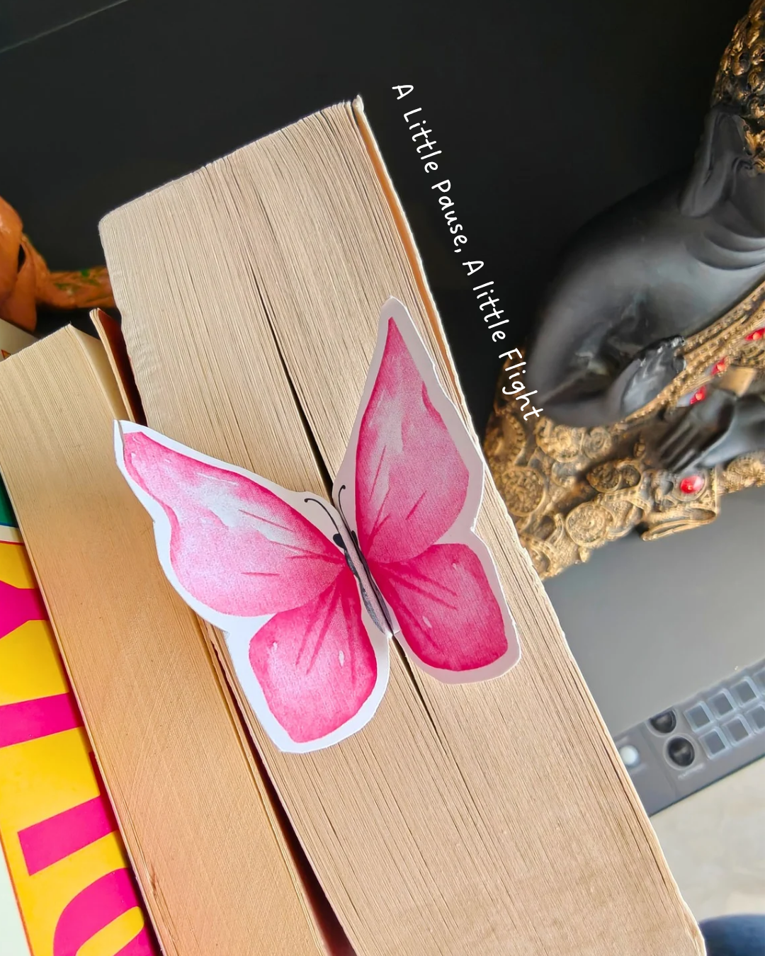Butterfly Bookmark (Single – Foldable)