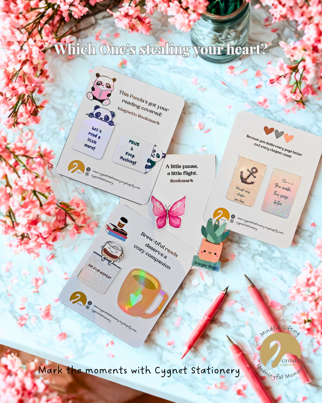 Bookmarks & Cute Stationery