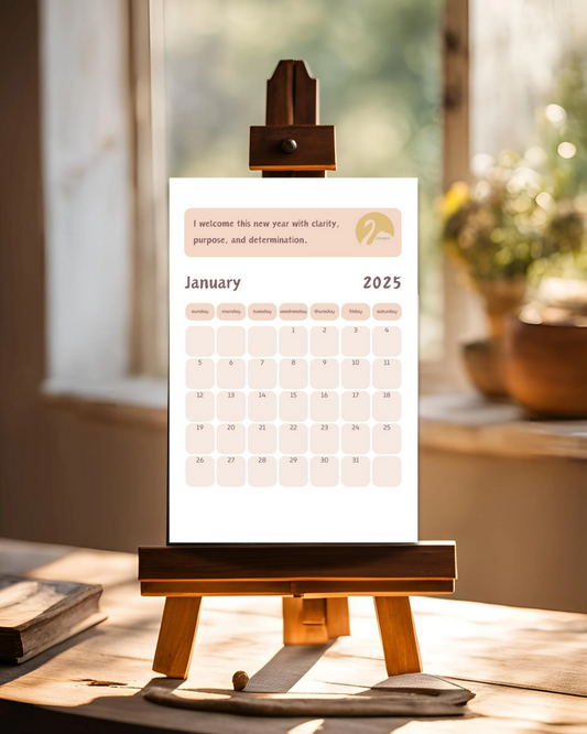 Monthly Desk Calendar
