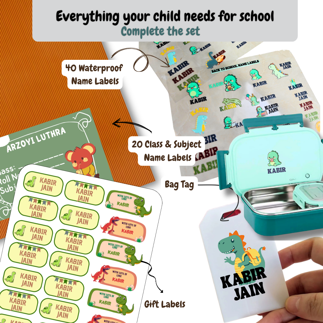 Complete Back-to-School Name Label Bundle
