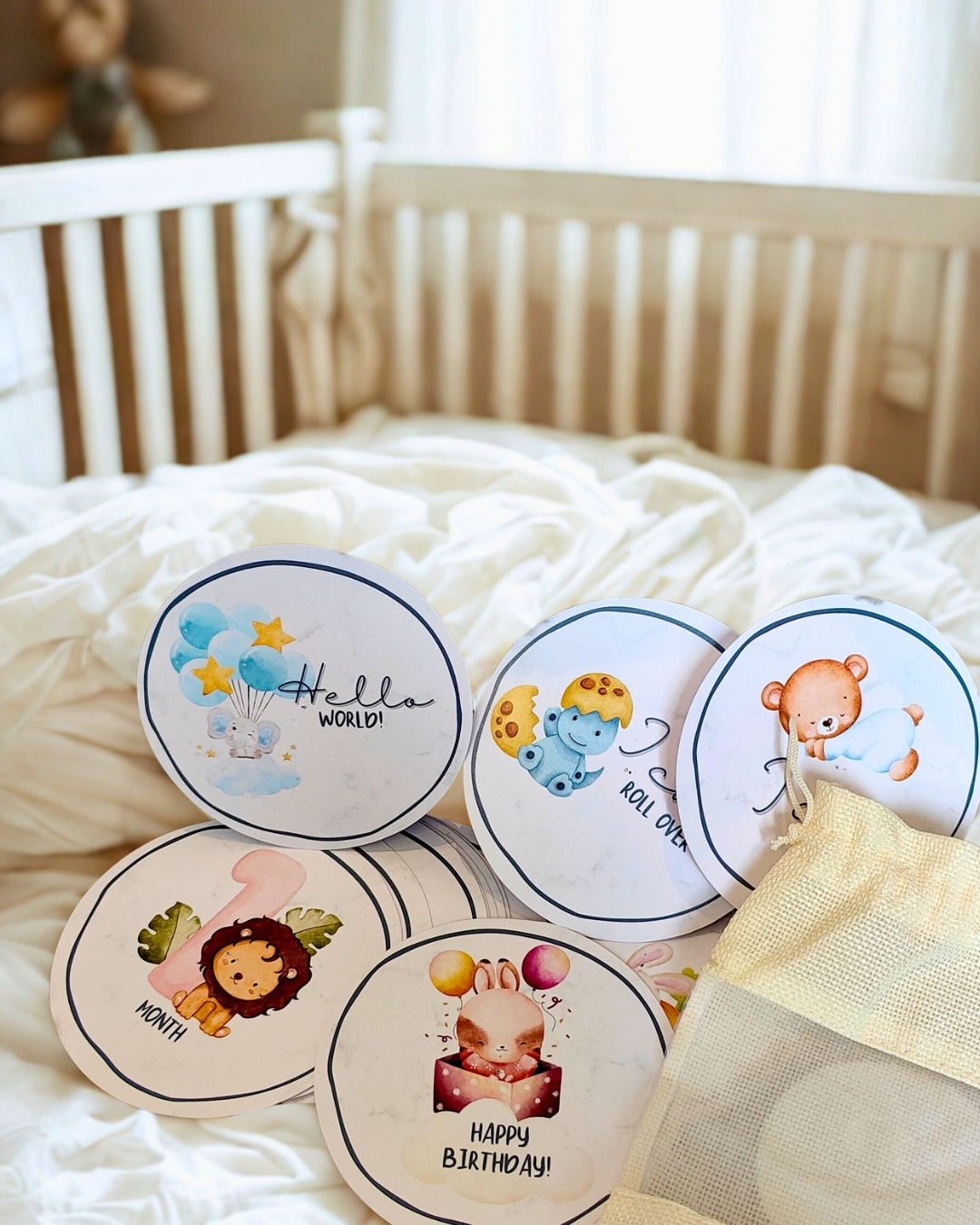 Baby milestone Cards